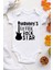 Unisex Bebek Mommy Rock Star Desenli Kısa Kol Body 1