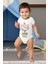 Babasının Bal Böcüğü Desenli Kısa Kol Unisex Body 1