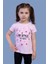 Toontoy Kız Çocuk Kalp Baskılı Tişört 1