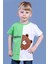Toontoy Erkek Çocuk Iki Renkli Ayıcık Baskılı Tişört 1