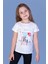 Toontoy Kız Çocuk Dijital Baskılı Taş Işlemeli Tişört 1