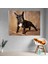 Siyah Terrier Köpek Yavrusu Dekoratif Kanvas Tablo 1