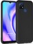 Matte Silicone Oppo A15S Kılıf Siyah 1