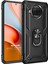 Xiaomi Redmi Note 9 Pro 5g Kılıf Military Ring Holder Siyah 1