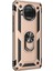 Xiaomi Redmi Note 9 Pro 5g Kılıf Military Ring Holder Gold 2