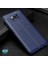 Xiaomi Poco X3 Pro Kılıf Deri Dokulu Silikon Lacivert 5