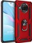 Xiaomi Mi 10T Lite Kılıf Military Ring Holder Kırmızı 1