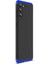 Samsung Galaxy S21 Kılıf Double Dip 360 Protective Siyah Mavi 2