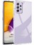 Samsung Galaxy A52 Kılıf Transparent Soft Beyaz 1