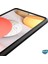 Samsung Galaxy A72 Kılıf Deri Dokulu Silikon Lacivert 5