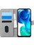 Xiaomi Mi 10 Lite Zoom Kılıf Fabric Book Wallet Gri 1