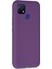 Matte Silicone Oppo A15S Kılıf Mor 2