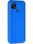 Matte Silicone Oppo A15S Kılıf Mavi 2