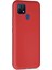 Matte Silicone Oppo A15S Kılıf Kırmızı 2