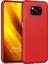 Matte Silicone Xiaomi Poco X3 Pro Kılıf Kırmızı 1