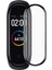 Xiaomi Mi Band 6 Tam Kaplayan Temperli Cam Full Ekran Koruyucu Siyah 1