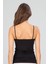 Kadın Penye Likra Ince Askılı Basic Top Atlet 2 Li Siyah S-Xl 2