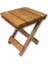 Ahşap Katlanır Tabure 1 Adet 30 cm x 36 Xm 1
