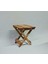 Ahşap Katlanır Tabure 1 Adet 30 cm x 36 Xm 2