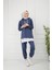 Beyaz Tshrt Indigo Tesettür Eşofman Takımı 1