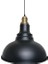 modern,rustik,vintage mutfak,oda,cafe,oteller için siyah 1xe27 metal sarkıt avize çap:34cm 1