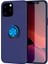 Apple iPhone 12 Pro Max Kılıf Yüzüklü Silikon Range Mavi 1