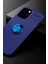 Apple iPhone 12 Pro Max Kılıf Yüzüklü Silikon Range Mavi 2