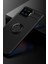 Oppo A73 Kılıf Yüzüklü Silikon Range Siyah 2