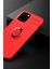 Apple iPhone 12 Pro Kılıf Yüzüklü Silikon Range Kırmızı 2