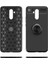 Huawei Mate 20 Lite Kılıf Yüzüklü Silikon Range Siyah-Kırmızı 3