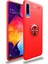 Samsung Galaxy A70 Kılıf Yüzüklü Silikon Range Kırmızı 1