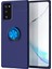 Samsung Galaxy Note 20 Kılıf Yüzüklü Silikon Range Mavi 1