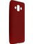 Samsung Galaxy J7 Duo Kılıf Yumuşak Dokulu Silikon Bordo 1