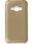 Samsung Galaxy J1 Ace Kılıf Yumuşak Dokulu Silikon Gold 1