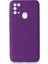 Samsung Galaxy M31 Kılıf Yumuşak Dokulu Silikon + Ekran Koruyucu Cam Mor 1