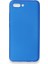 Huawei Honor 10 Kılıf Yumuşak Dokulu Silikon + Ekran Koruyucu Cam Mavi 1