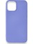 Apple iPhone 12 Kılıf Yumuşak Dokulu Silikon Mor 1
