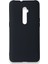 Oppo Reno 10X Kılıf Yumuşak Dokulu Silikon + Ekran Koruyucu Cam Lacivert 1