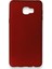 Samsung Galaxy C7 Kılıf Yumuşak Dokulu Silikon Bordo 1