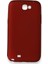 Samsung Galaxy Note 2 / N7100 Kılıf Yumuşak Dokulu Silikon Bordo 1