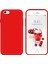 Apple iPhone 6s Plus Kılıf Liquid Lansman Silikon Kırmızı 1