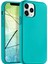 Apple iPhone 12 Pro Max Kılıf Liquid Lansman Silikon Turkuaz 1