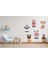 Sticker Master Sticker Master Çiftlik Hayvanları Çocuk Bebek Odası Duvar Sticker Etiket Çıkartma Oto Motor Pc Etiket 1