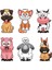 Sticker Master Sticker Master Çiftlik Hayvanları Çocuk Bebek Odası Duvar Sticker Etiket Çıkartma Oto Motor Pc Etiket 2