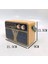 M-507 Bt Ahşap Radyo Fm USB Tf Bluetooth Hoparlör 2