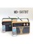 M-507 Bt Ahşap Radyo Fm USB Tf Bluetooth Hoparlör 3