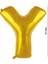 Y Harf Folyo Balon, 100 cm - Altın 2