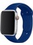 Apple Watch Uyumlu Seri 6 40MM Silikon Kordon Kayış M-L Lacivert 1