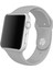 Apple Watch Uyumlu Seri 4 5 40MM Silikon Kordon Kayış M-L Gri 1