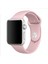 Apple Watch Uyumlu Seri 1 2 3 38MM Silikon Kordon Kayış M-L Pembe(Toz) 1